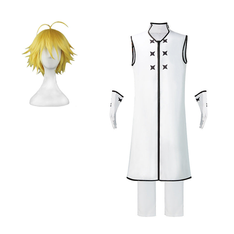 Meliodas Ten Commandments Leader Outfit Costume Halloween Unisex Cosplay Outfit