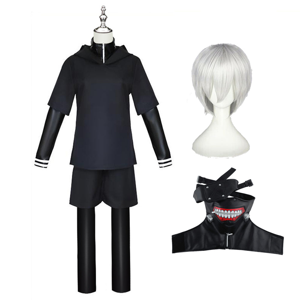 Kaneki Ken Cosplay Costume Halloween Carnival Cosplay Outfit Set