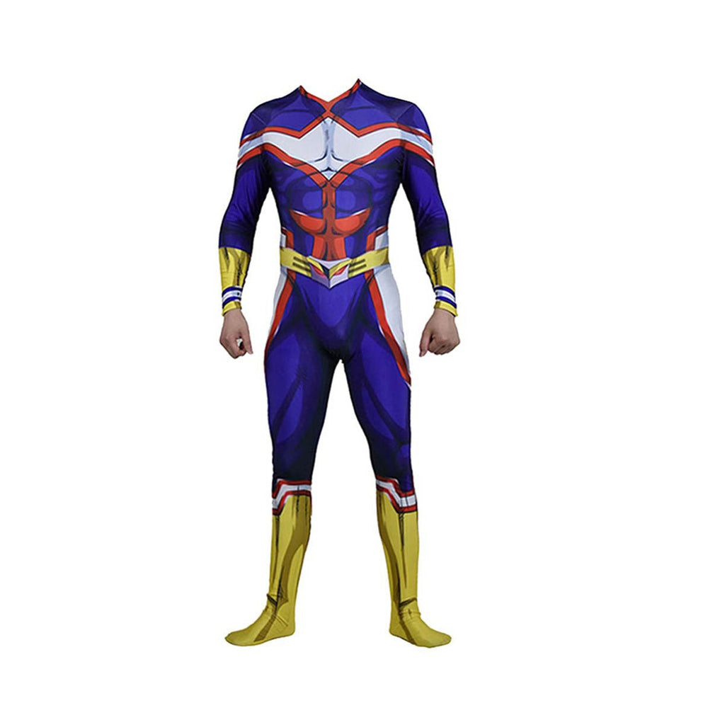 Toshinori Yagi Hero Costume All Might Jumpsuit Cosplay Costumes Zentai Outfit