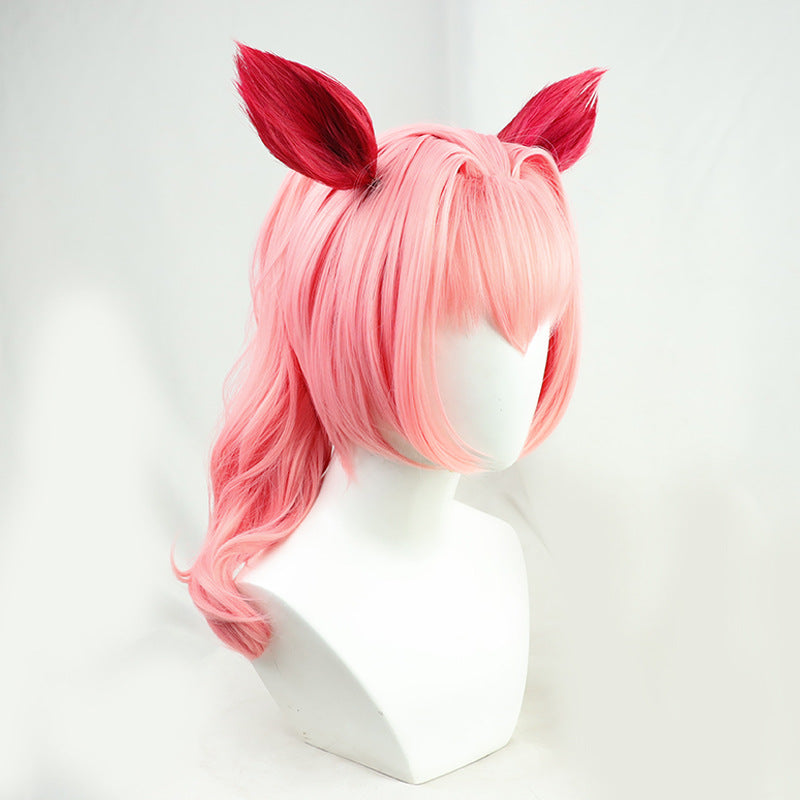 Uma Musume: Pretty Derby Cosplay Haru Urara Cosplay Wigs Pink Wigs