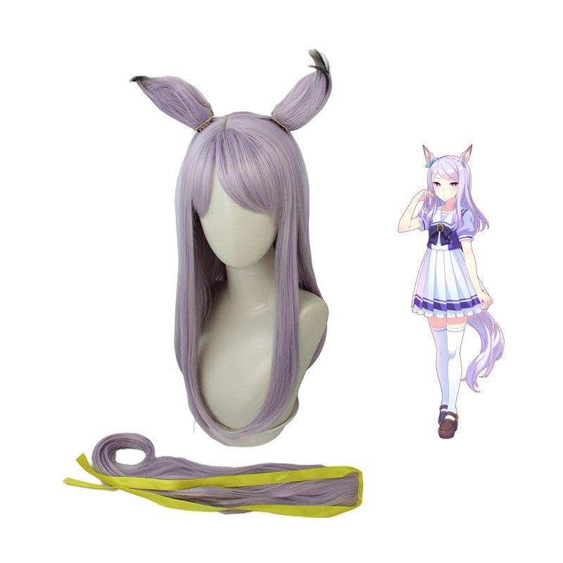 Uma Musume: Pretty Derby Mejiro McQueen Whole Set Cosplay Costume+Wigs+Shoes