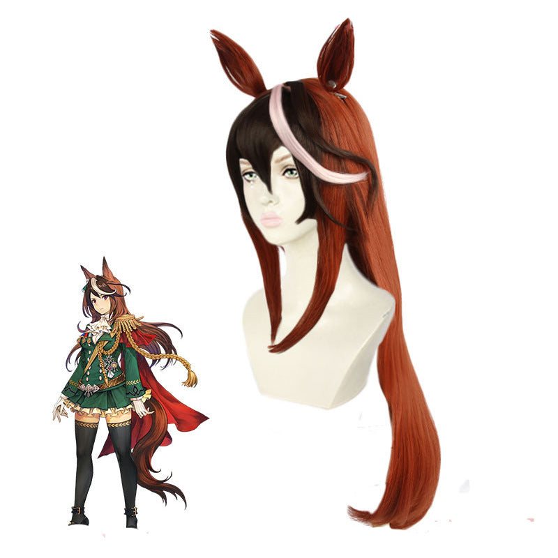 Uma Musume: Pretty Derby Symboli Rudolf Cosplay Long Wigs