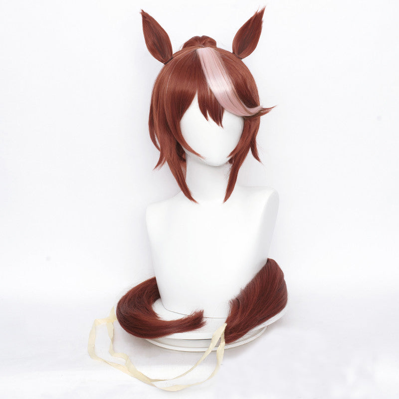 Uma Musume: Pretty Derby Tokai Teio Cosplay Wigs Tail Cosplay Accessories