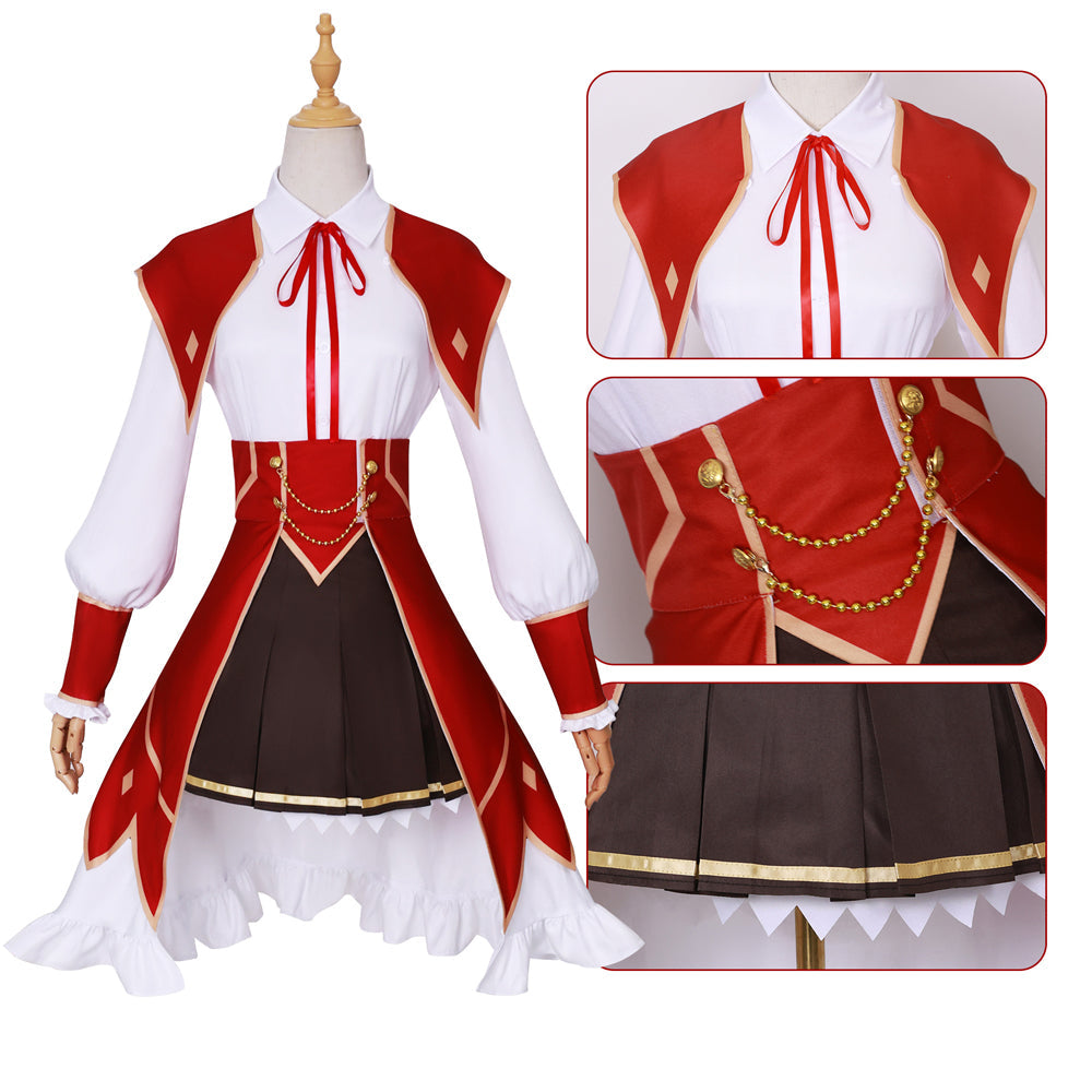 Villainess Level 99 Yumiella Dolkness Cosplay School Uniform Dress Halloween Costume Outfit