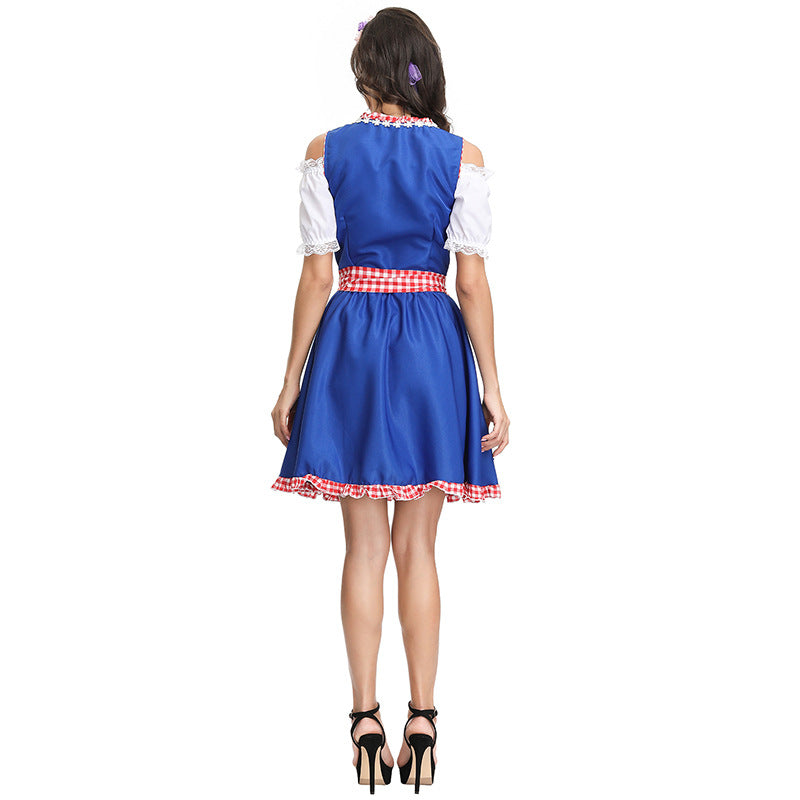 Women Beer Oktoberfest Bavarian Party Festival Costume Waitress Maid Costume