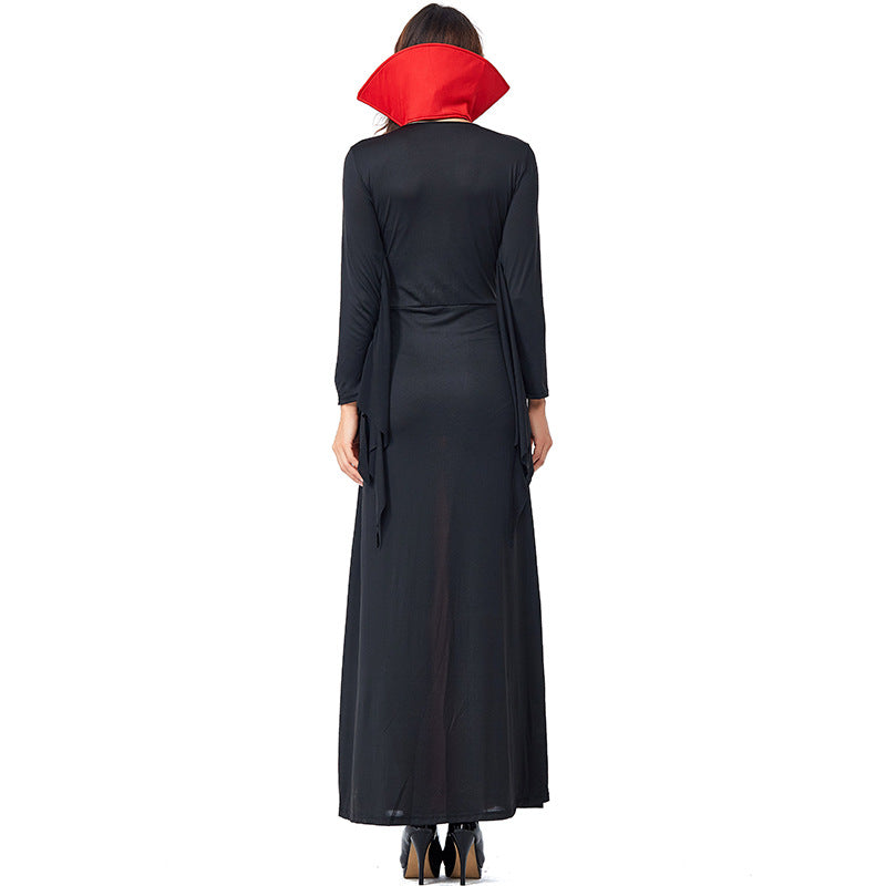 Women Vampire Cosplay Costume Dress For Halloween Party Performance