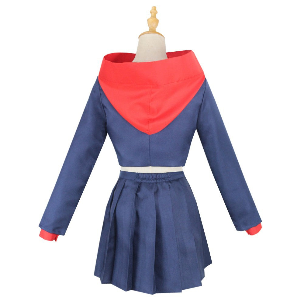 Yuji Itadori Female Version Costume Suit Crop Top and Skirt Halloween Costume Outfit