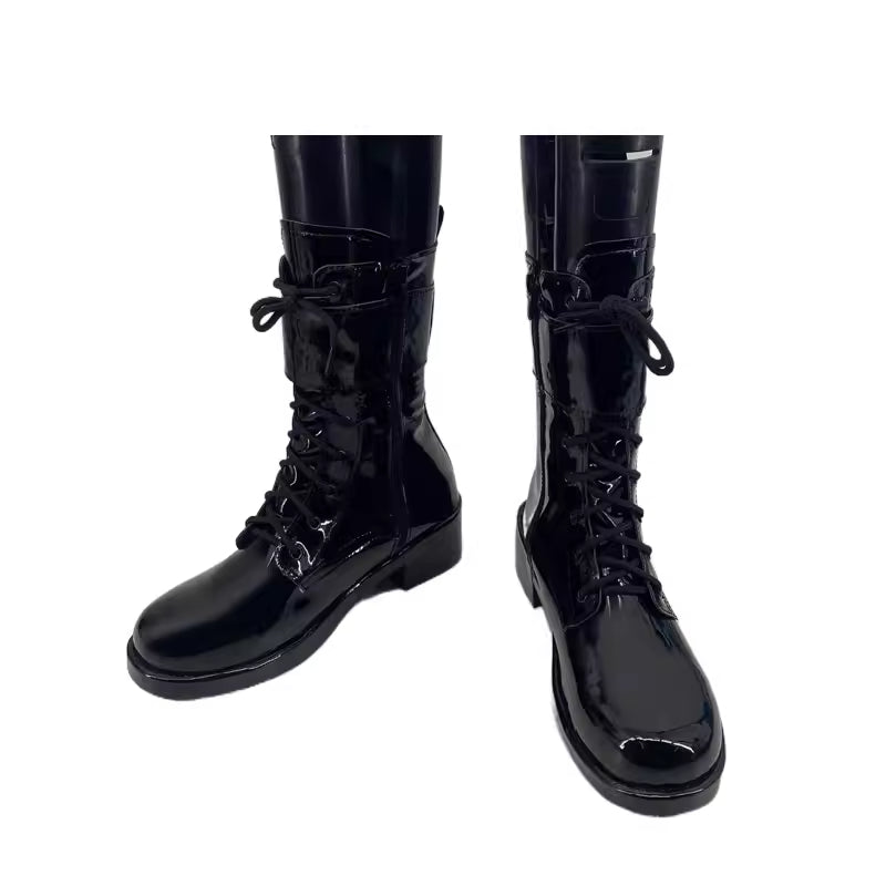 Zenless Zone Zero Nicole Demara Cosplay Boots Black PU Leather Costume Shoes