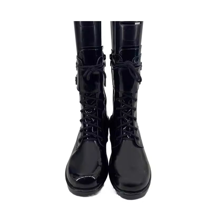 Zenless Zone Zero Nicole Demara Cosplay Boots Black PU Leather Costume Shoes